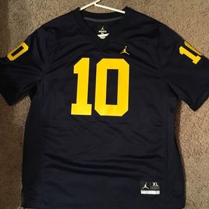 Michigan Tom Brady jersey jumpman